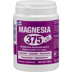 Magnesia 375 140 tabl. ravintolisä