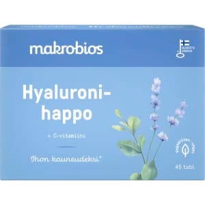 Makrobios Hyaluronihappo+C-vitamiini 23g 45tabl ravintolisä