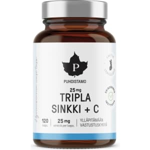 Puhdistamo Tripla Sinkki 25 mg ravintolisä