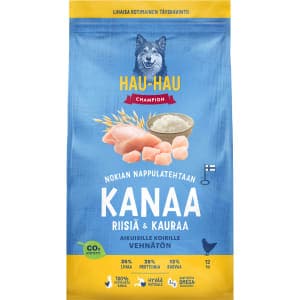 HHC Kanaa, riisiä & kauraa 12 kg koiran täysravinto