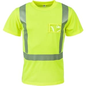 Timco WorkWear Hi-Vis katkoprintti huomio t-paita