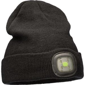 Visiray Beanie musta ladattava LED-pipo