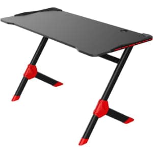 Flexispot Gaming musta 1200x600 mm RGB pelipöytä