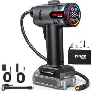 Timco Dual ja Makita 18V yhteensopiva akkukäyttöinen renkaantäyttölaite