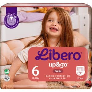 Libero Up&Go koko 6, 13-20 kg 27 kpl housuvaippa