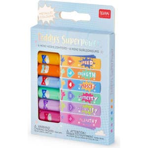 Legami 6 kpl-teddy's superpower mini korostustussit