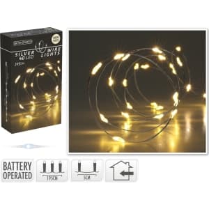 H&S 40-osainen paristokäyttöinen ledvalolanka
