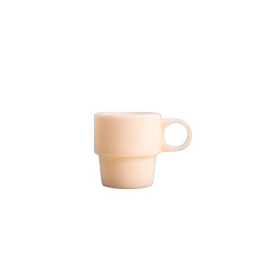 Homla PALLORA Beige lasi kahvalla, 250 ml