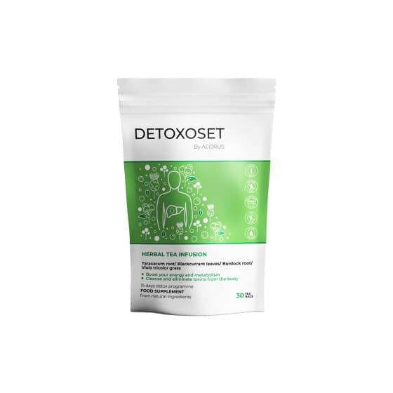 Yrttitee ACORUS Detoxoset, 30 kpl.
