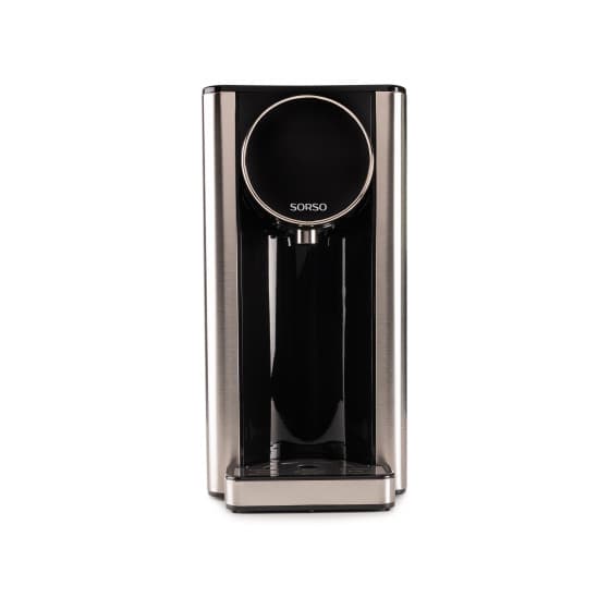 SORSO Flow juomavesiautomaatti – 2.7 l, 2600 W, musta/hopea, käytetty