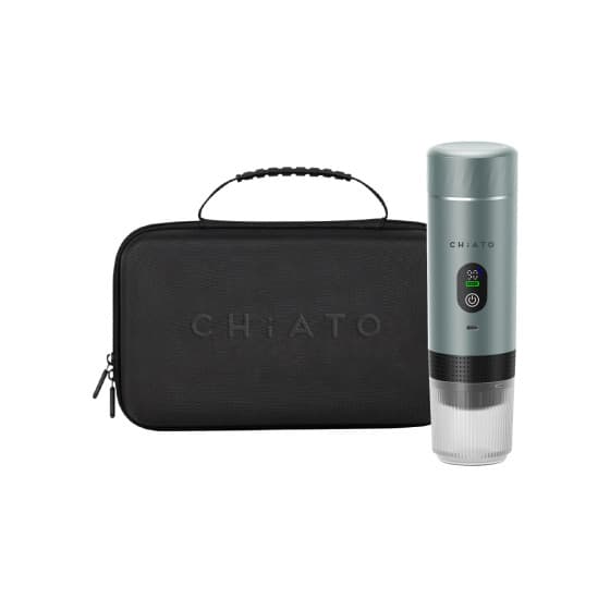 CHiATO brewPLAY Smart Traveller kannettava espressokeitinsetti – harmaa