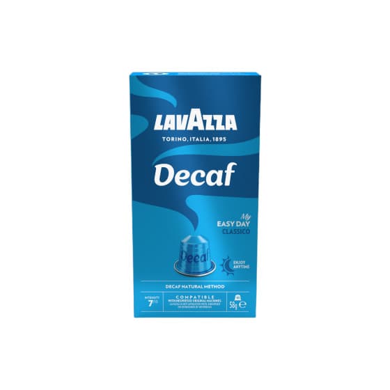 Lavazza NCC Decaf -kahvikapselit Nespresso®-laitteille, 10 kpl.
