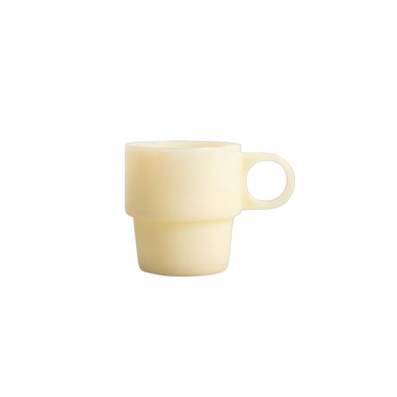 Homla PALLORA Yellow lasi kahvalla, 250 ml