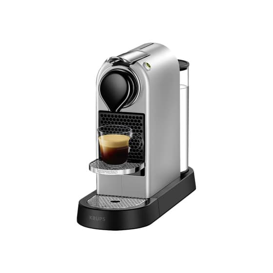 Nespresso CitiZ XN741B10 kapselikeitin Krups – hopea, käytetty-kunnostettu