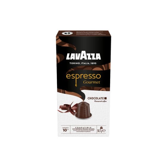 Lavazza NCC Chocolate -kahvikapselit Nespresso®-laitteille, 10 kpl.