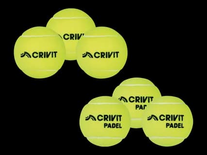 CRIVIT Tennis- tai padelpallo 3 kpl