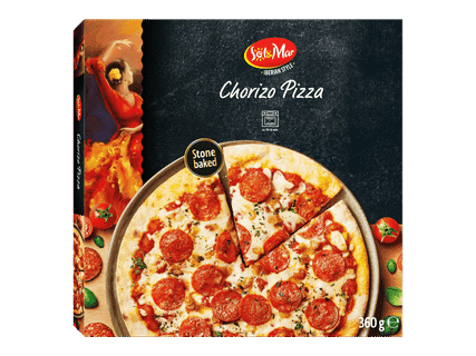 SOL&MAR Chorizo-kiviuunipizza 2 kpl