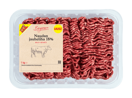 BERGMANN Naudan jauheliha XXL