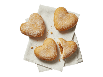 Salty Caramel -sydänmunkki 4 kpl