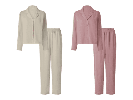 ESMARA Musliinipuuvillainen pyjama