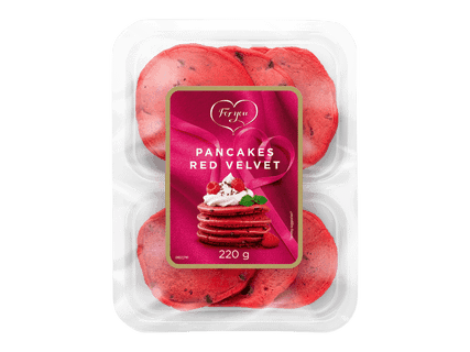 FOR YOU Red Velvet -pannukakut 2 kpl