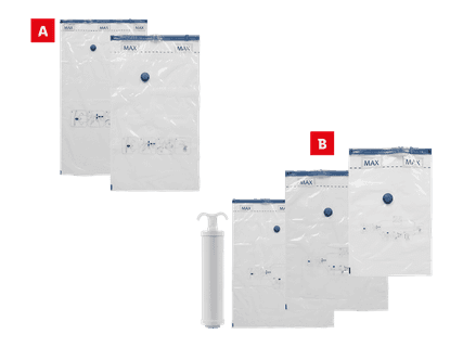 W5 Tyhjiösäilytyspussisetti 9,99 €