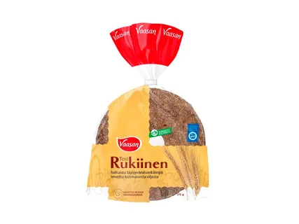 VAASAN Tosi rukiinen reikäleipä — UUSI!