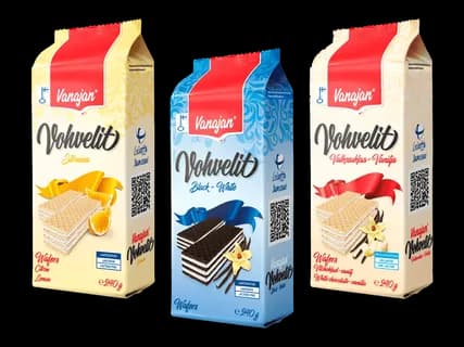 VANAJAN Vohvelit 2 kpl