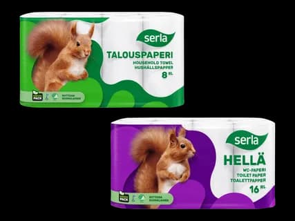SERLA WC- ja talouspaperi 2 kpl