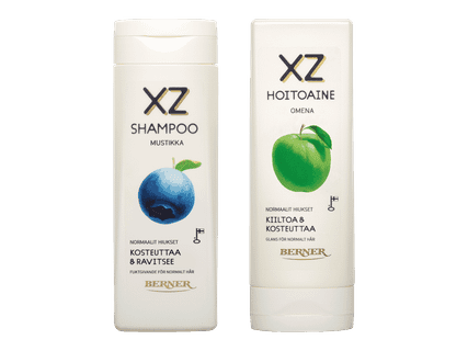 XZ Shampoo tai hoitoaine 2 kpl