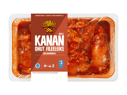 GRILLIMAISTERI Kanan ohut fileeleike
