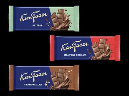 KARL FAZER Pieni suklaalevy 3 kpl
