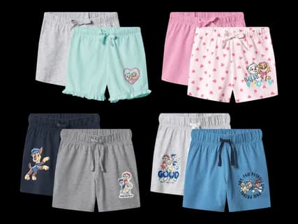 LUPILU Lasten shortsit 2 kpl