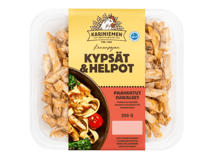 KARINIEMEN Kananpojan paahdetut suikaleet 2,49 €