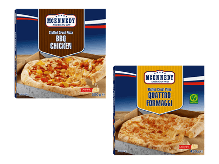 MCENNEDY Pizza juustoreunalla 2 kpl