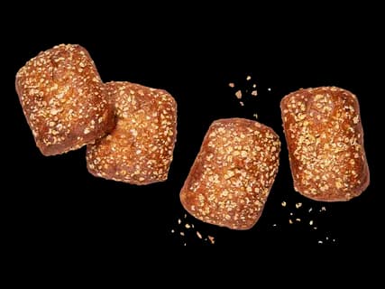 Porkkana-kaurasämpylä 5 kpl