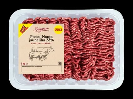 BERGMANN Possu-nautajauheliha