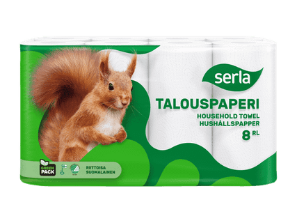 SERLA Valkoinen talouspaperi