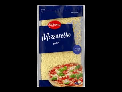 MILBONA Raastettu mozzarella