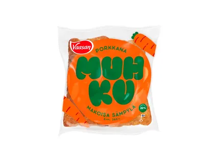 VAASAN Muhku-porkkanasämpylä 6 kpl — UUSI!