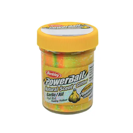 BERKLEY PowerBait® Natural Scent Glitter Trout Bait -syöttitahna