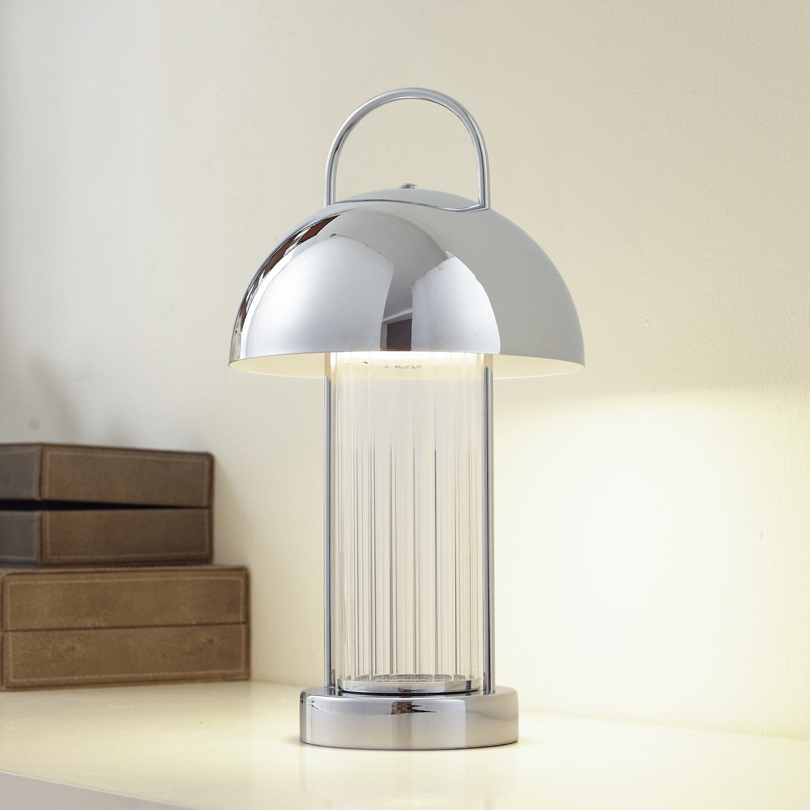 Mareli LED Portable Pöytävalaisin Dim. Kromi - Lindby - Ruokailutila - Moderni - Metalli - Yksilamppuinen -59%