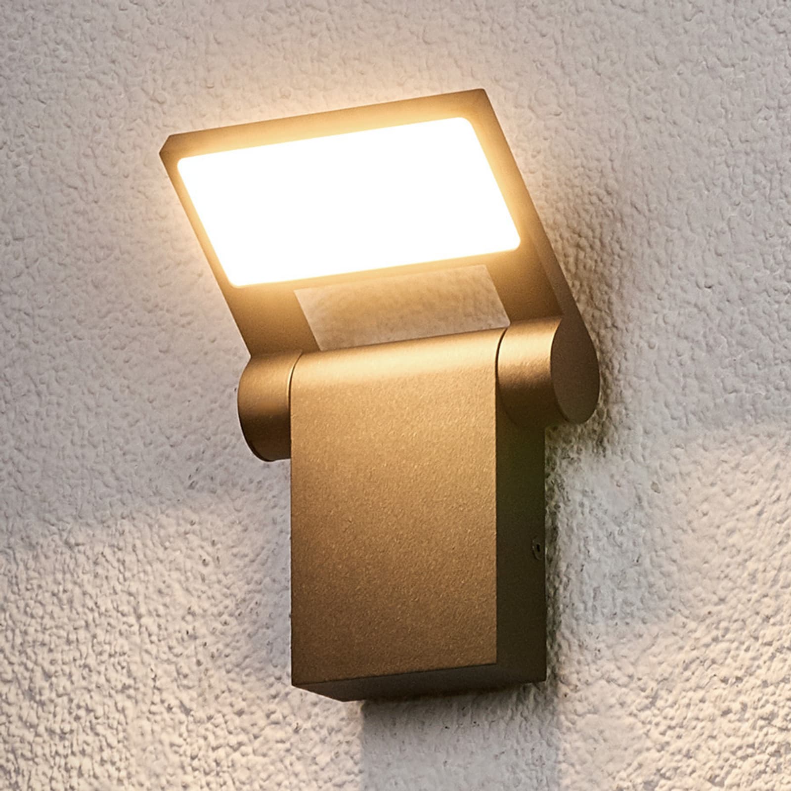 Marius LED Ulko Seinävalaisin Graphite - Lucande - Moderni - Metalli - Yksilamppuinen
