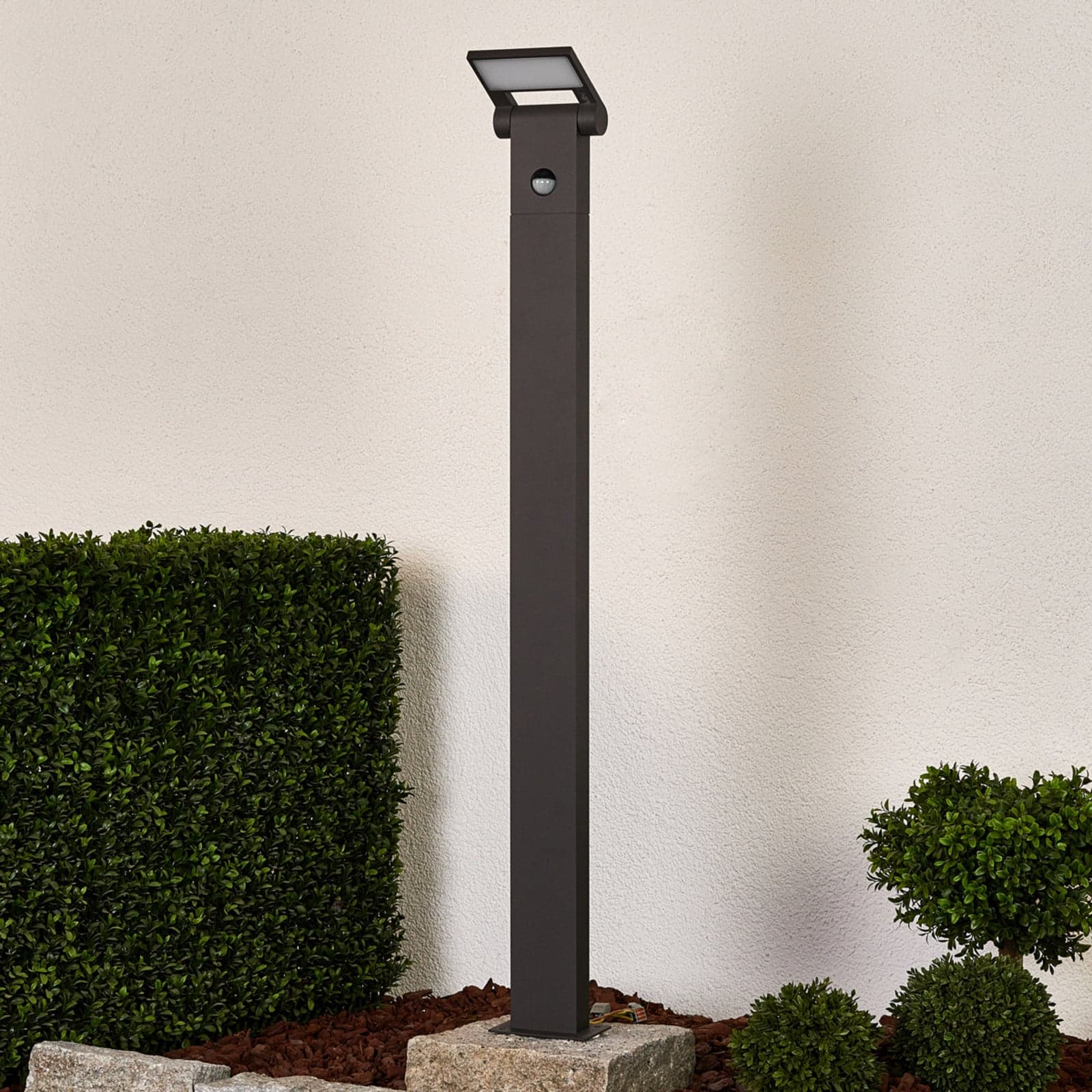 Marius LED Puutarhavalaisin H100 w/Sensor Graphite - Lucande - Moderni - Metalli - Yksilamppuinen