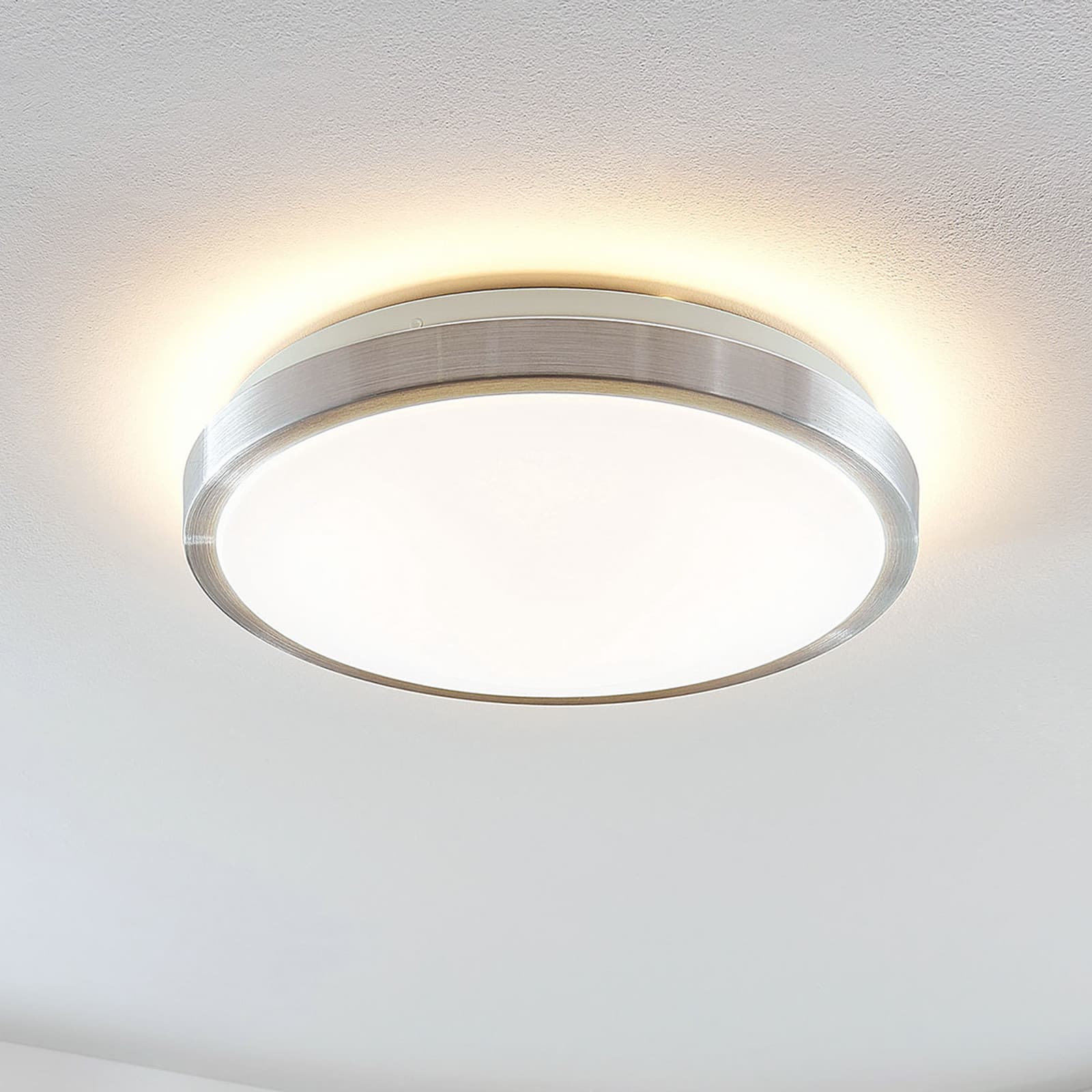 Emelie Round LED Kattovalaisin Ø35 Alu - Lindby - Olohuone - Moderni - Metalli - Pyöreä