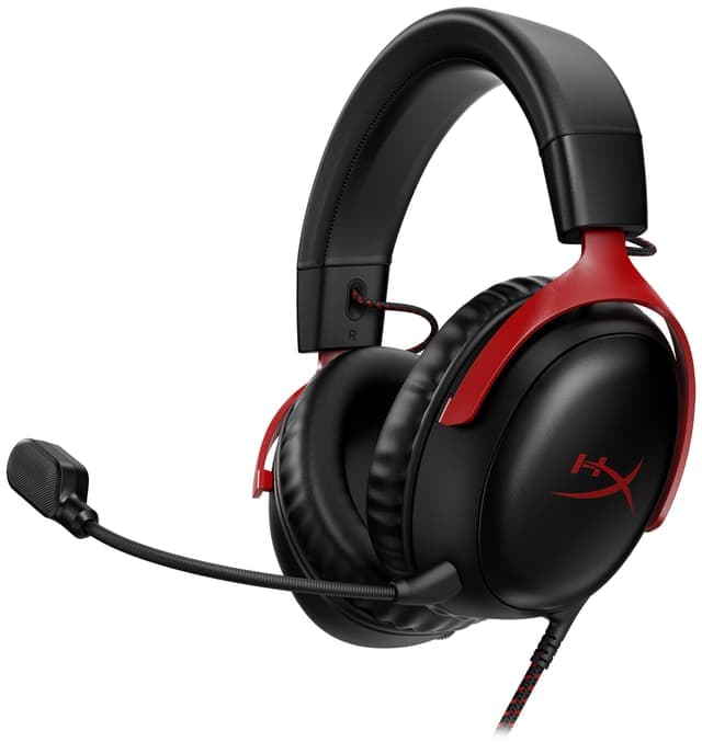 HyperX Cloud III pelikuulokkeet (musta/punainen)