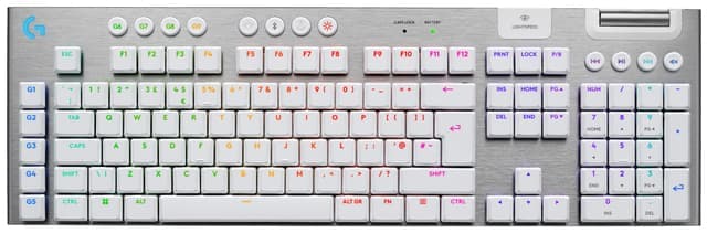 Logitech G915 X Lightspeed Wireless Tactile pelinäppäimistö (valk.)
