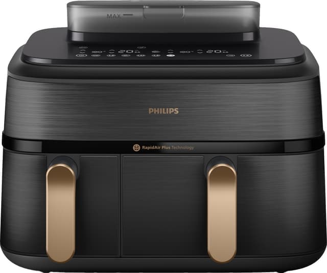 Philips 5000 Series Dual Basket airfyer höyryllä NA552/00 (musta)