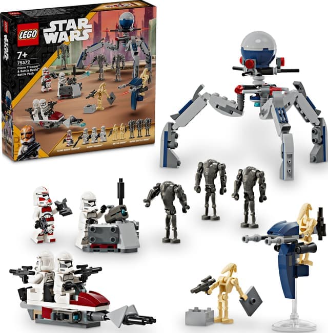 LEGO Star Wars Kloonisoturin ja taisteludroidin taistelupakkaus 75372