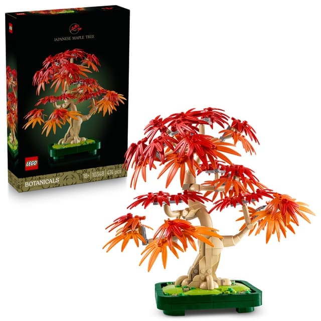 LEGO Botanicals Punalehtinen japaninvaahtera-bonsaipuu 10348